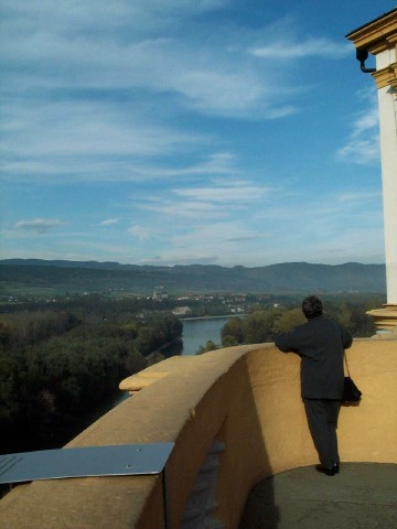 View from the balcony at Melk