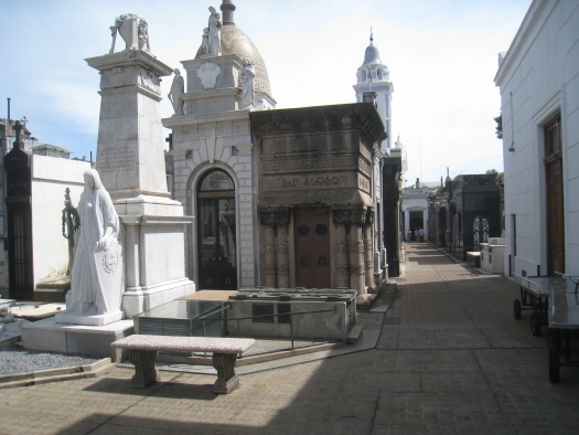 Mausoleums in La Recoleta cemetery