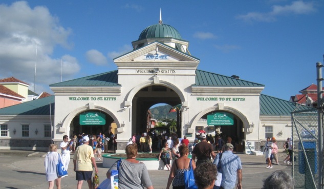Welcome to StKitts on terminal signs
