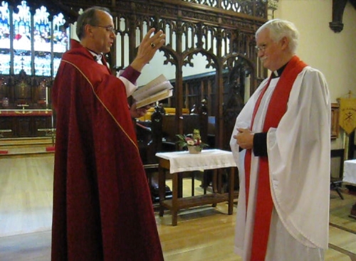 Bishop commissions Tony